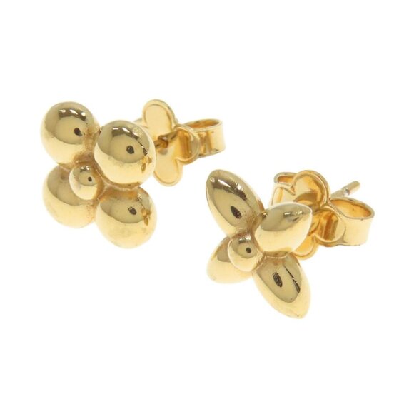 LOUIS VUITTON Gold Earrings - Picture 1 of 8